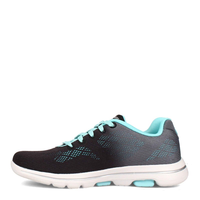 Skechers Women's Go Walk 5 - Alive, Black/Aqua, 10.5 - Image 5